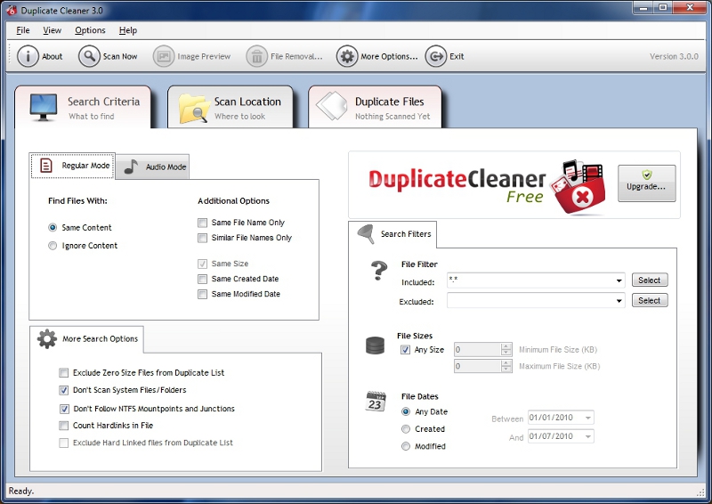Screenshot for Duplicate Cleaner 2.1